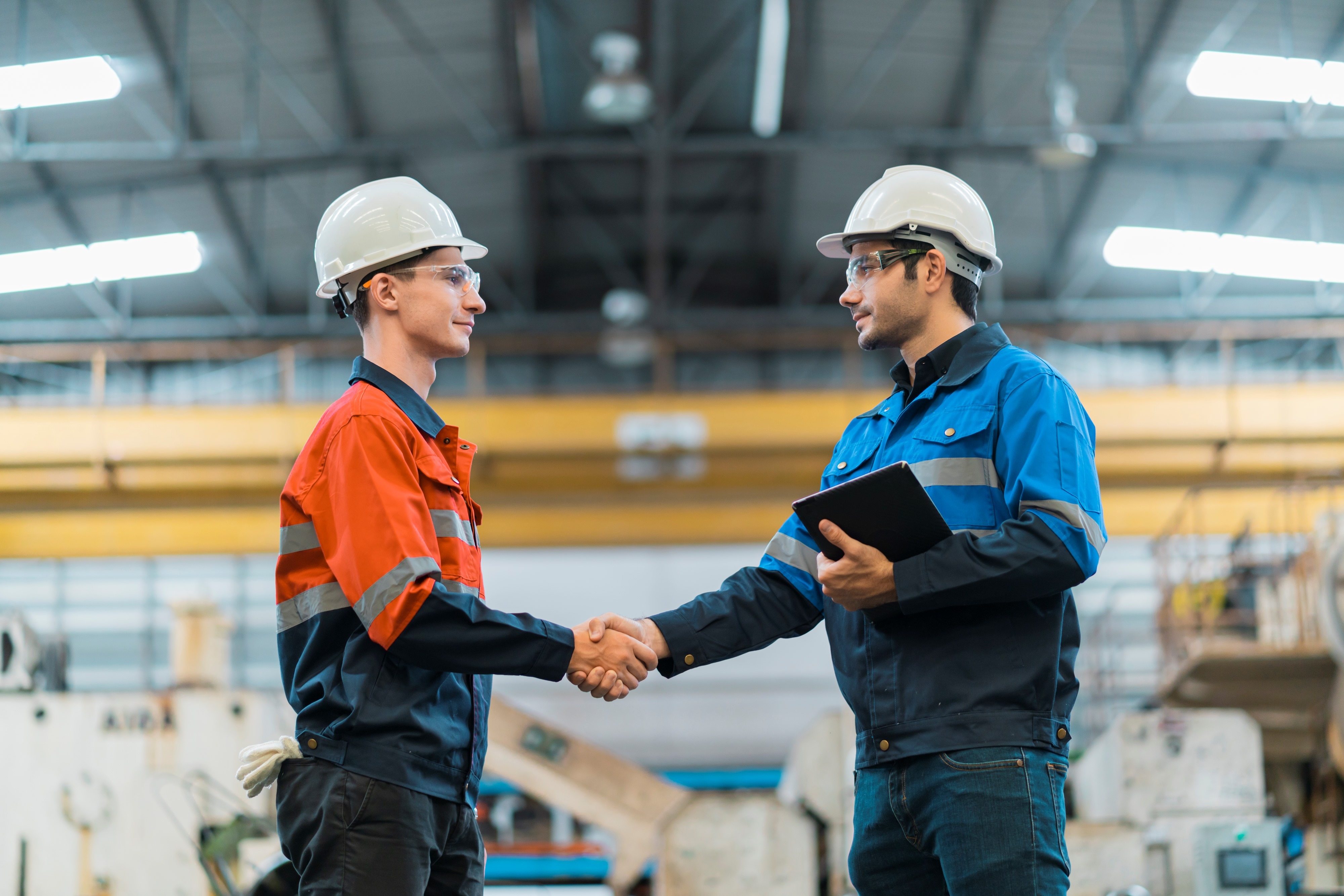 Stock Image Men Shaking Hands Celeros Flow Technology